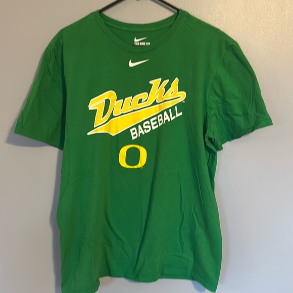 Mens Nike Oregon Ducks Baseball Tee Shirt Size XL - Picture 1 of 3